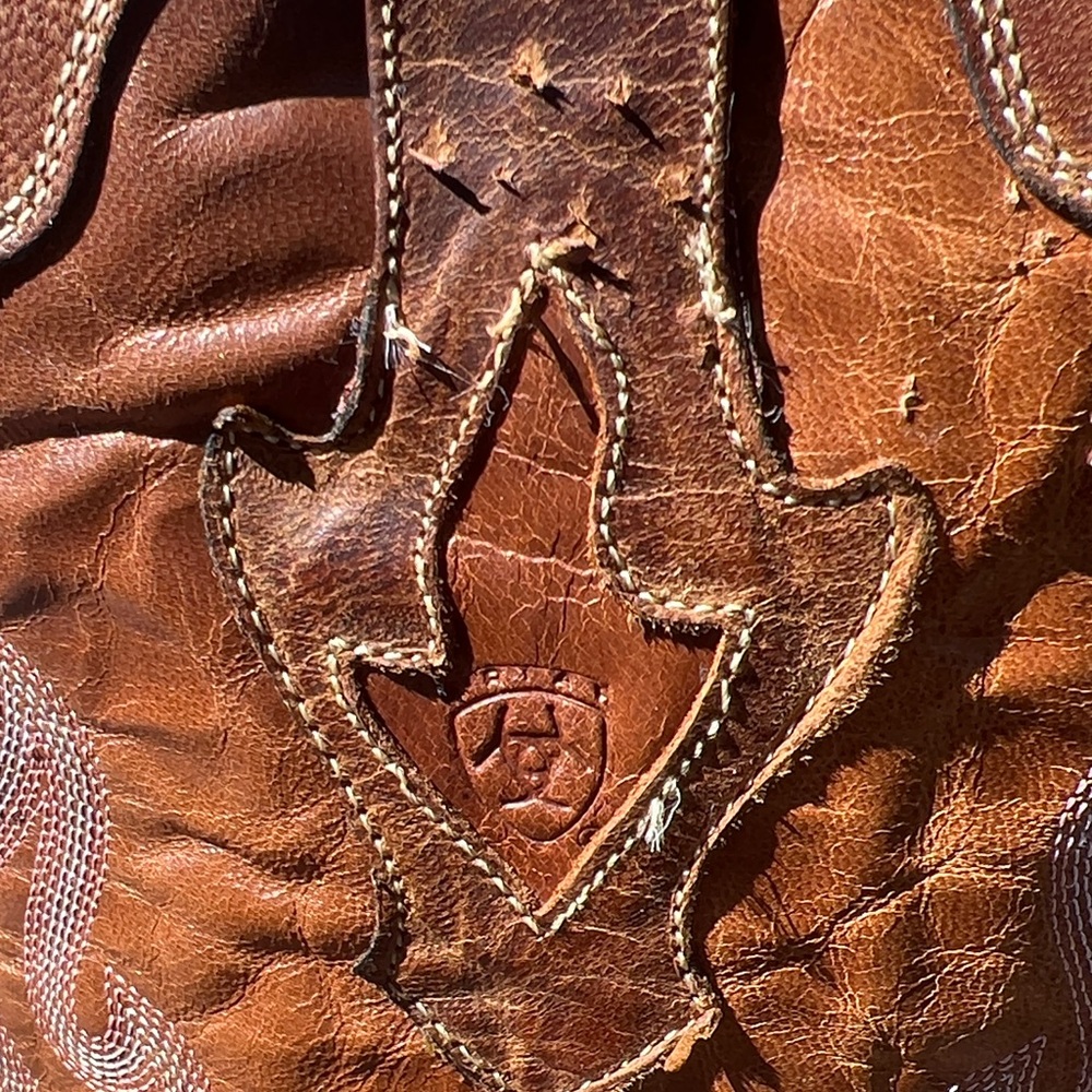 Brown Western  Ariat Cowgirl  Boots - Picture 5 of 14